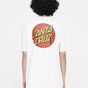Camiseta SANTA CRUZ CLASSIC DOT CHEST - Blanco