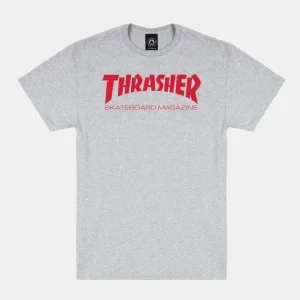 Camiseta Thrasher SKATE MAG - Gris rojo