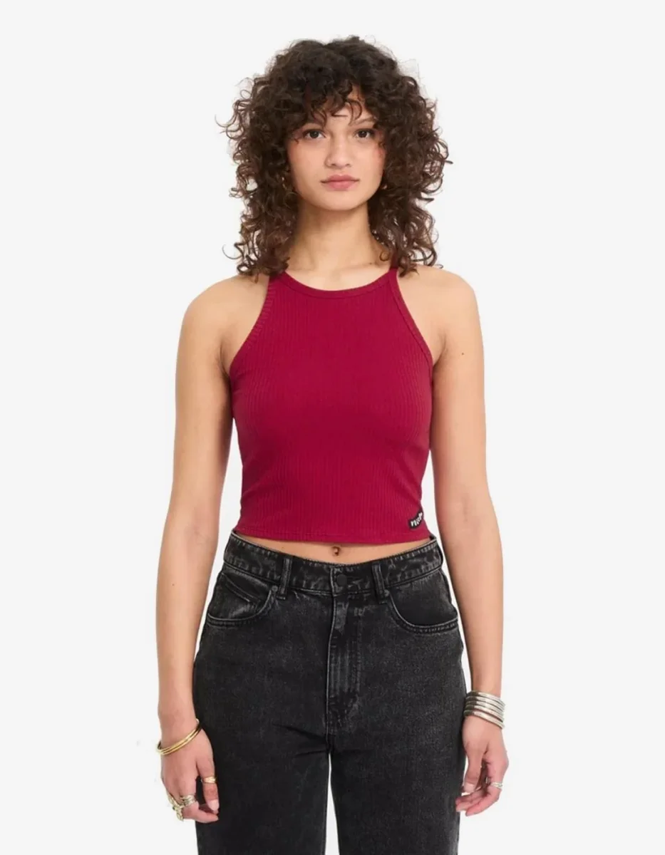 Camiseta Tirantes VOLCOM LEELEE - Deep Red - Imagen 2