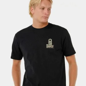 Camiseta VAPORCOOL SEARCH STACK - Black/Olive