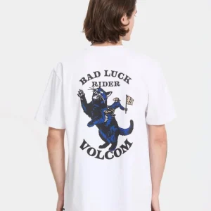 Camiseta VOLCOM BAD LUCK - White