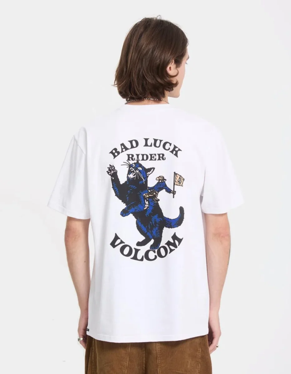 Camiseta VOLCOM BAD LUCK - White - Imagen 2