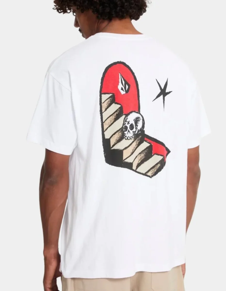 Camiseta VOLCOM FA SETH CONBOY LSE - White - Imagen 4
