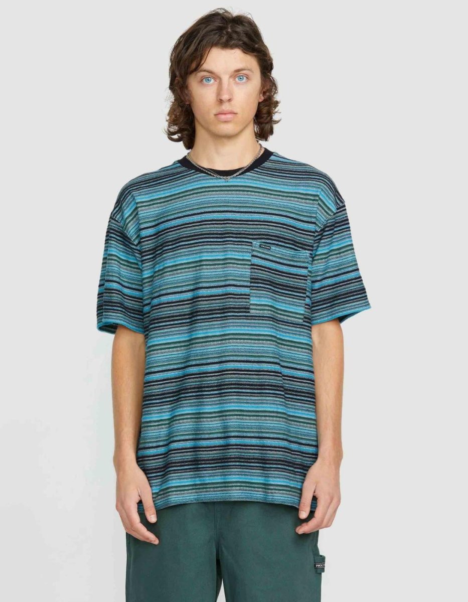 Camiseta VOLCOM SLIDE STONE - Dark Black Heather - Imagen 2