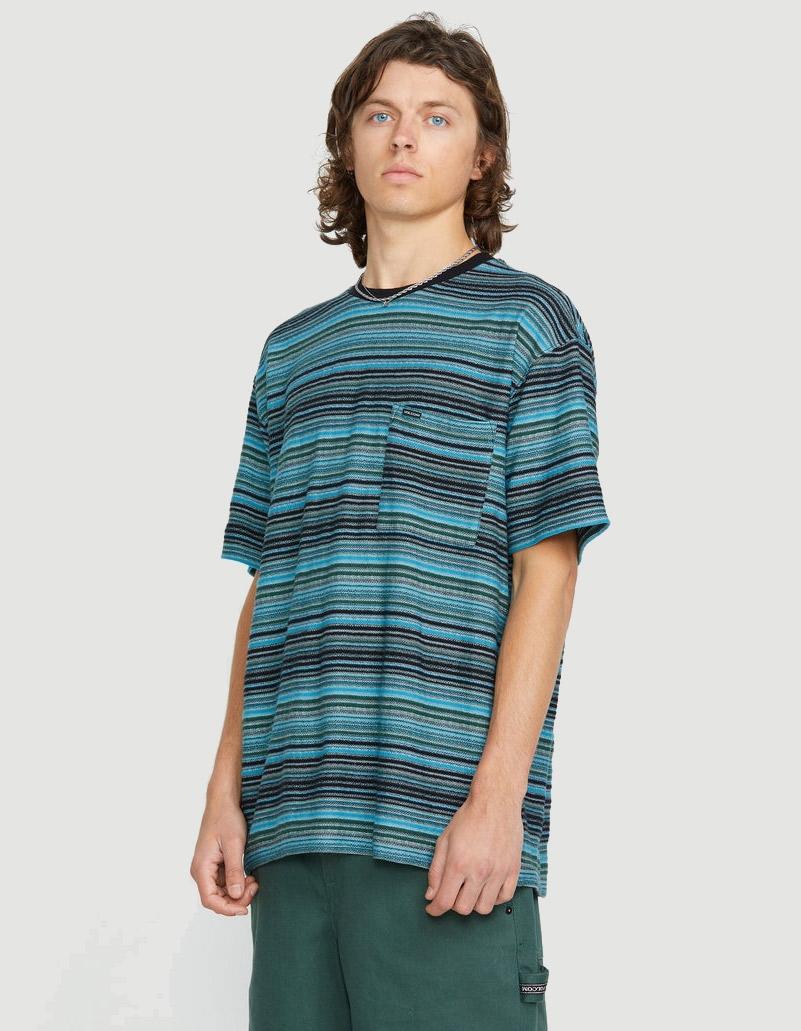 Camiseta VOLCOM SLIDE STONE - Dark Black Heather - Imagen 4