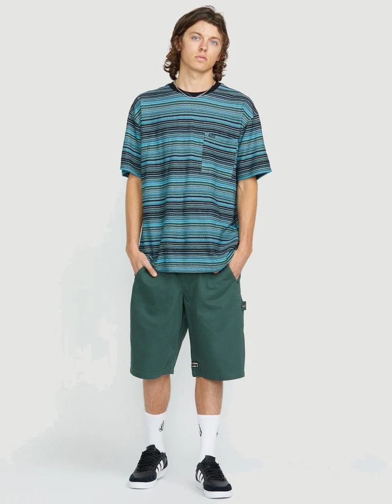 Camiseta VOLCOM SLIDE STONE - Dark Black Heather - Imagen 5