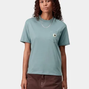 Camiseta CARHARTT WIP W' POCKET - Citadel