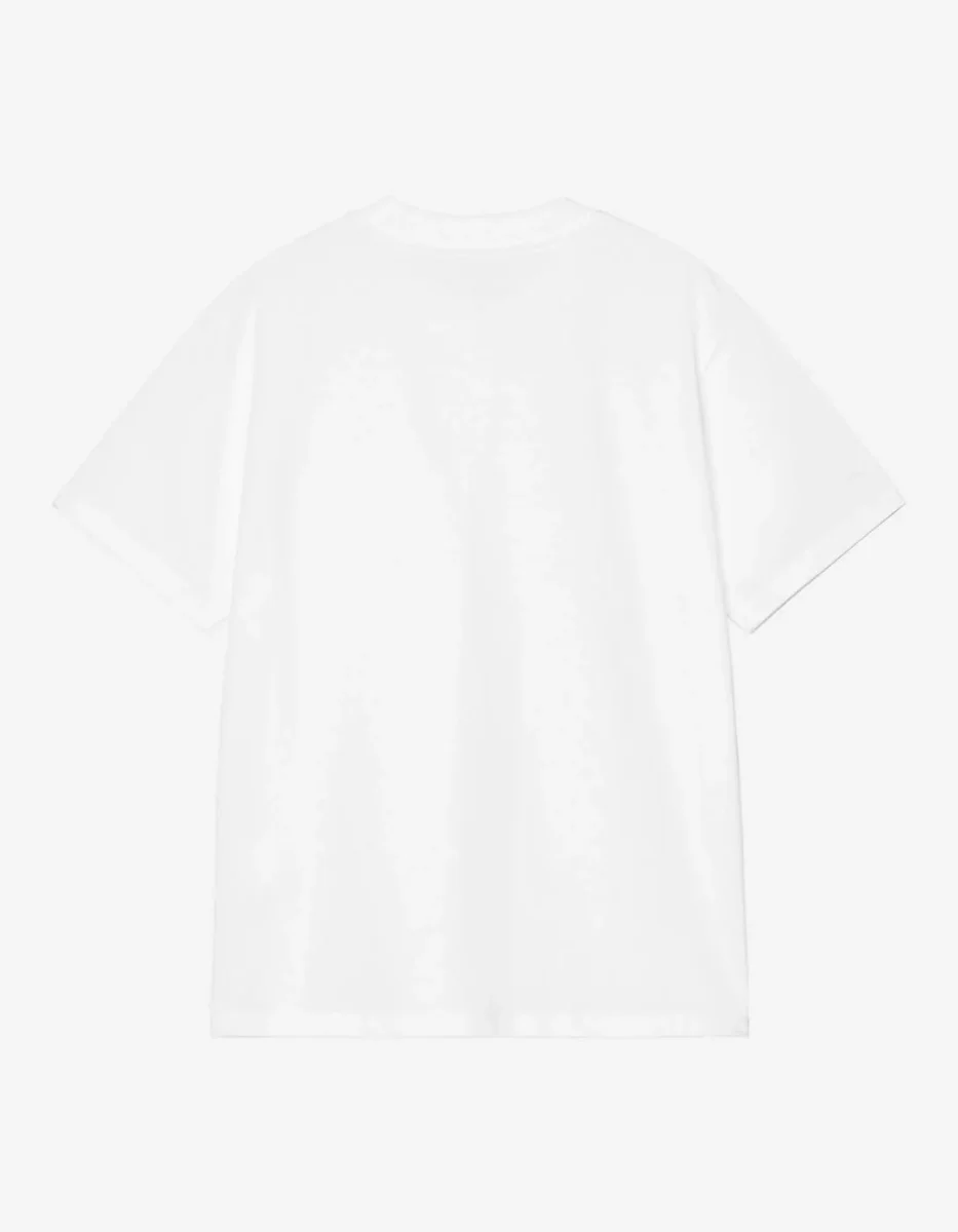 Camiseta W' CARHARTT WIP POCKET HEART- White / Red - Imagen 6