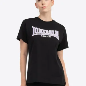 Camiseta W' Lonsdale OUSDALE - Black/Lillac/White