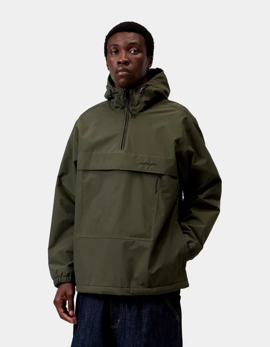 Canguro CARHARTT WIP WINDBREAKER - Cypress / Black - Imagen 2