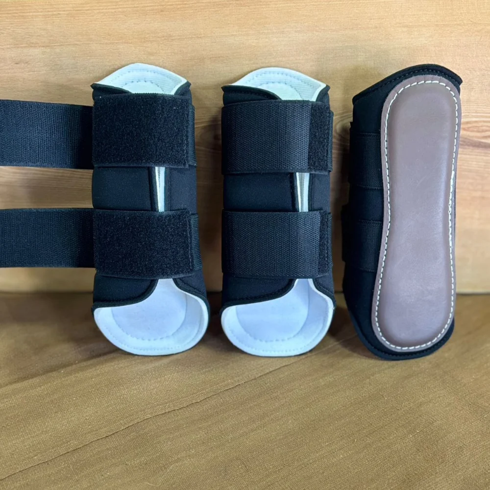 Canillera Neopreno con Cuero – 24 cm Doble Velcro - Imagen 4