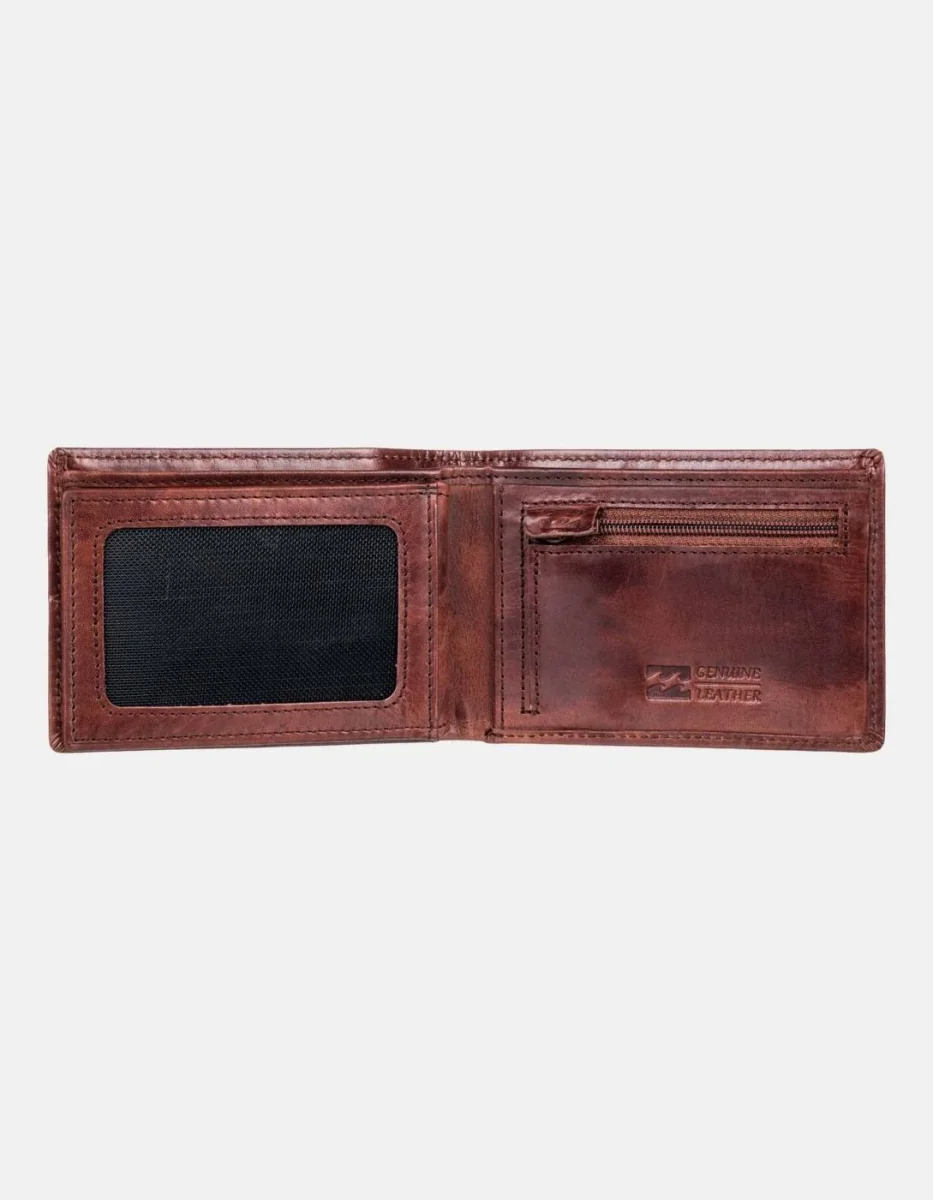 Cartera BILLABONG ARCH LEATHER - Chocolate - Imagen 4