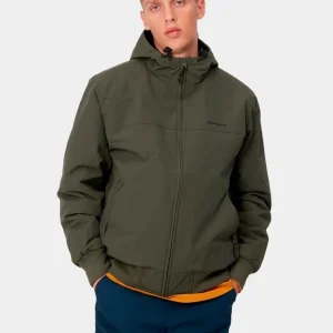 Cazadora CARHARTT WIP HOODED SAIL - Cypress / Black