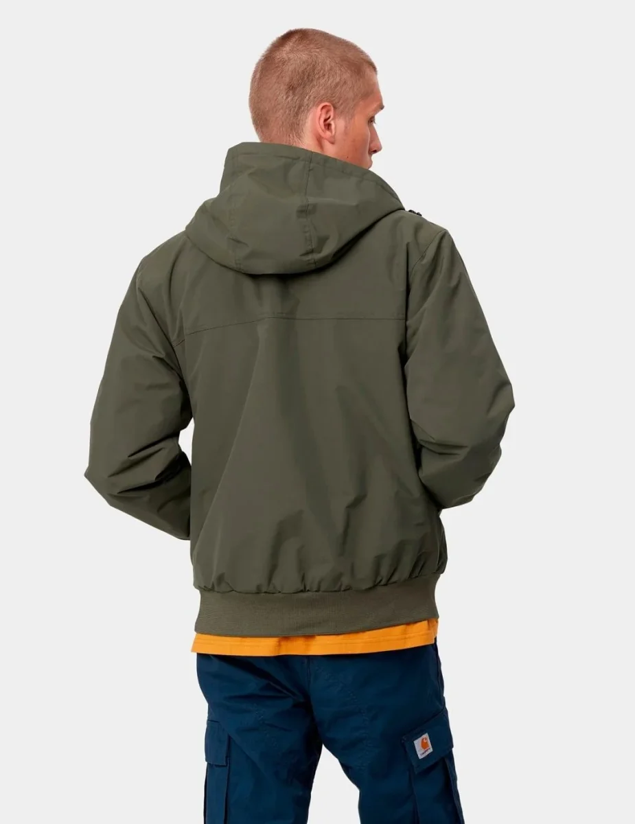 Cazadora CARHARTT WIP HOODED SAIL - Cypress / Black - Imagen 4
