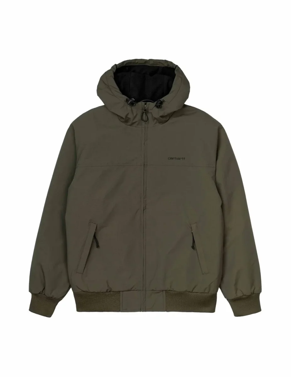 Cazadora CARHARTT WIP HOODED SAIL - Cypress / Black - Imagen 6