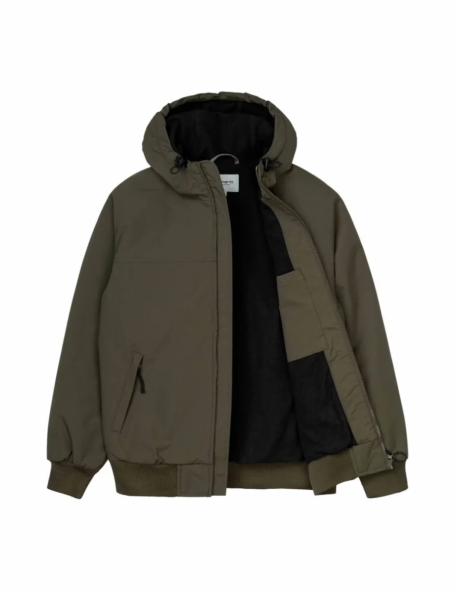 Cazadora CARHARTT WIP HOODED SAIL - Cypress / Black - Imagen 7