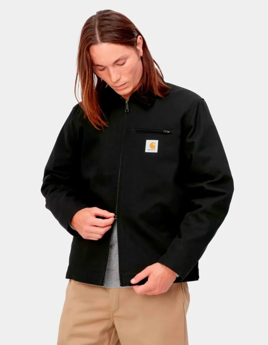 Cazadora CARHARTT WIP DETROIT - Black / Black - Imagen 4