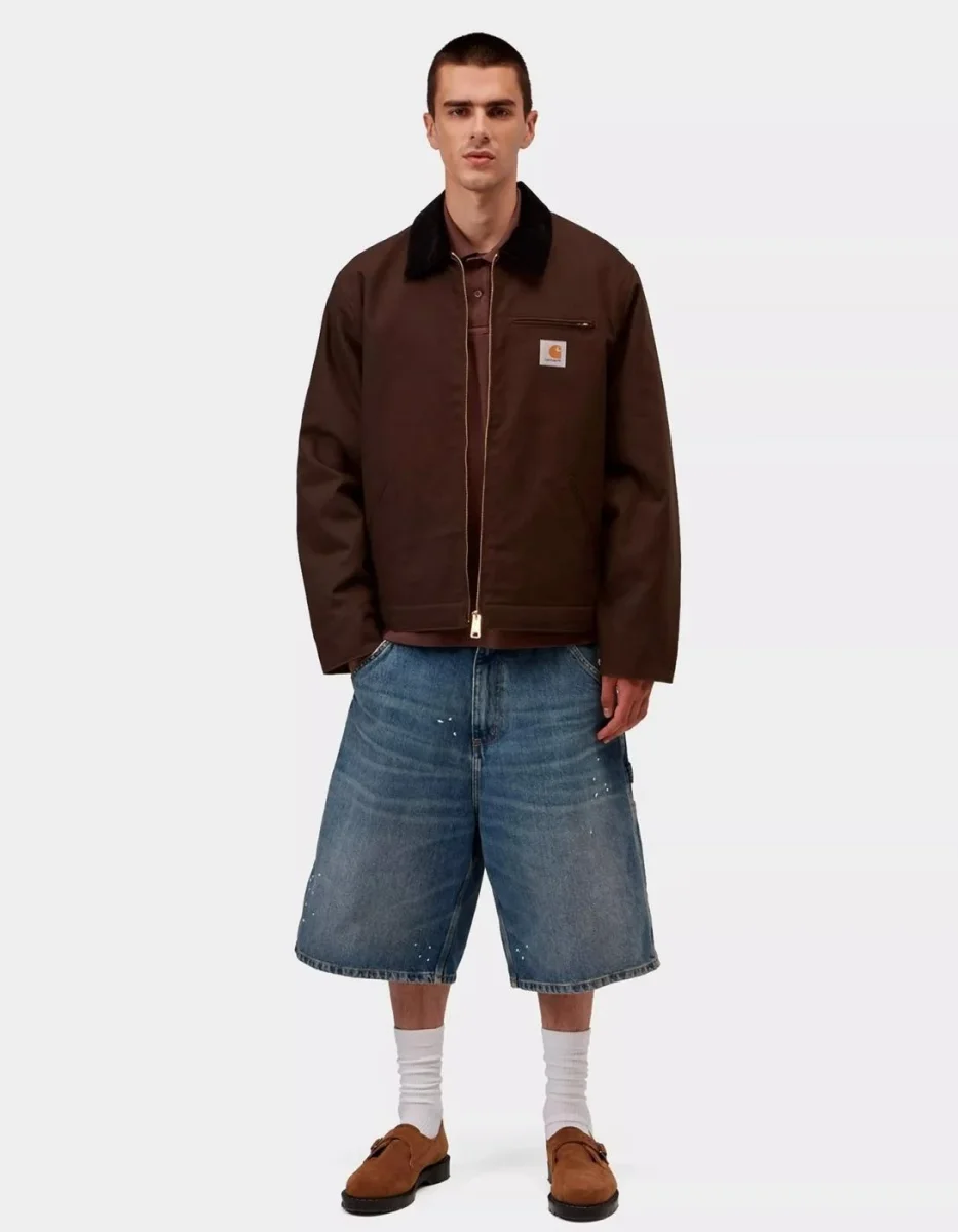 Cazadora CARHARTT WIP DETROIT - Tobacco / Black - Imagen 4