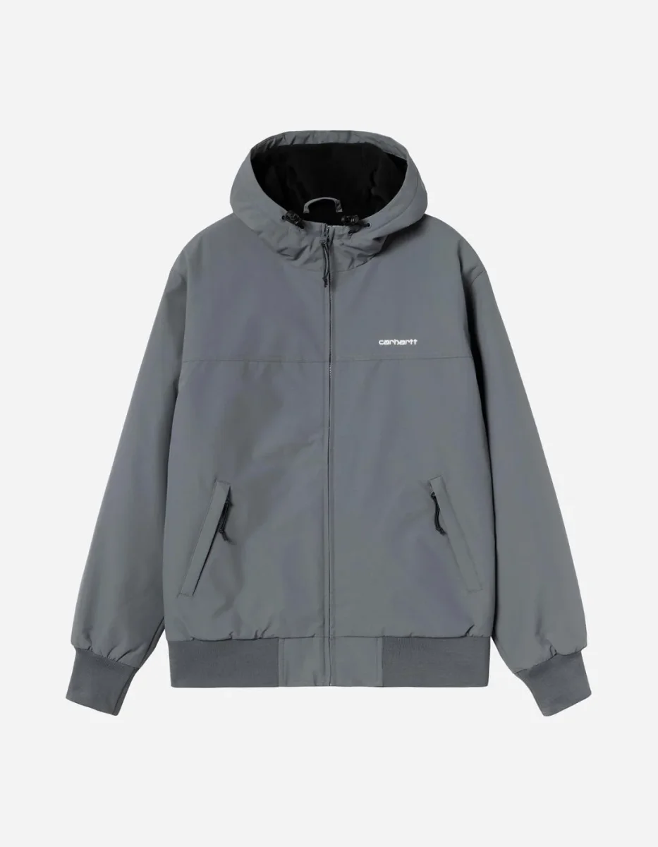 Cazadora CARHARTT WIP HOODED SAIL - Styx / White - Imagen 6