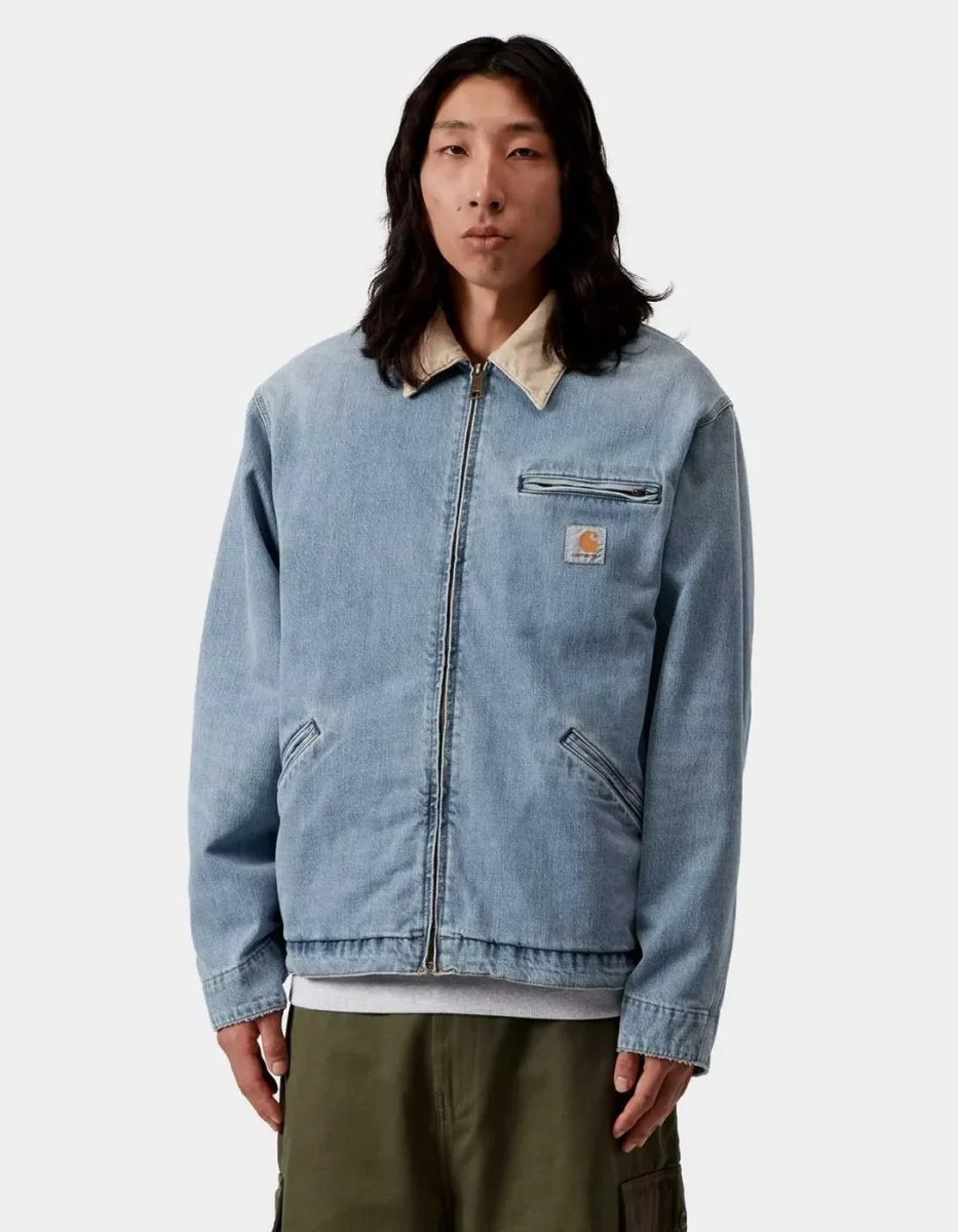 Cazadora CARHARTT WIP OG DETROIT - Blue / Dusty H Brown - Imagen 5