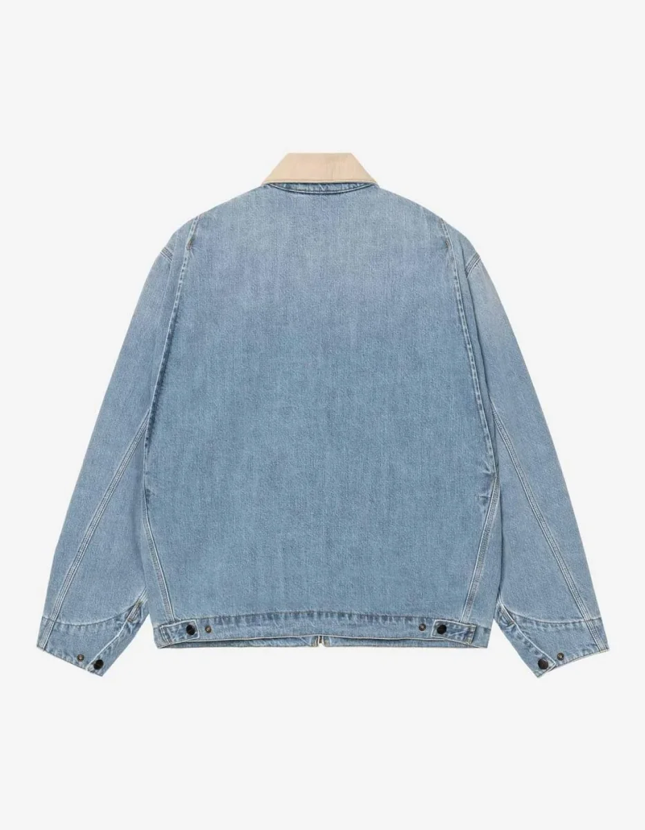 Cazadora CARHARTT WIP OG DETROIT - Blue / Dusty H Brown - Imagen 8