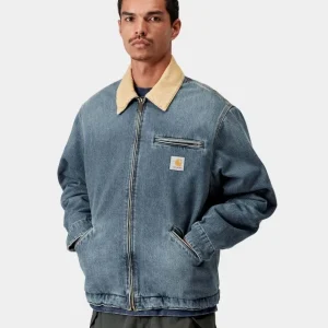Cazadora CARHARTT WIP OG DETROIT - Blue / Dusty H Brown