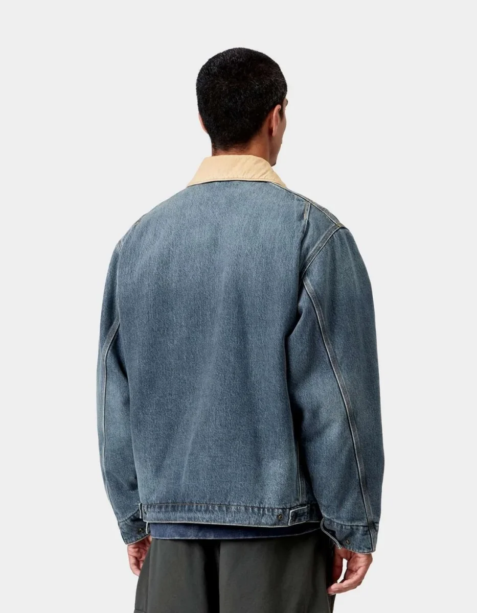 Cazadora CARHARTT WIP OG DETROIT - Blue / Dusty H Brown - Imagen 3