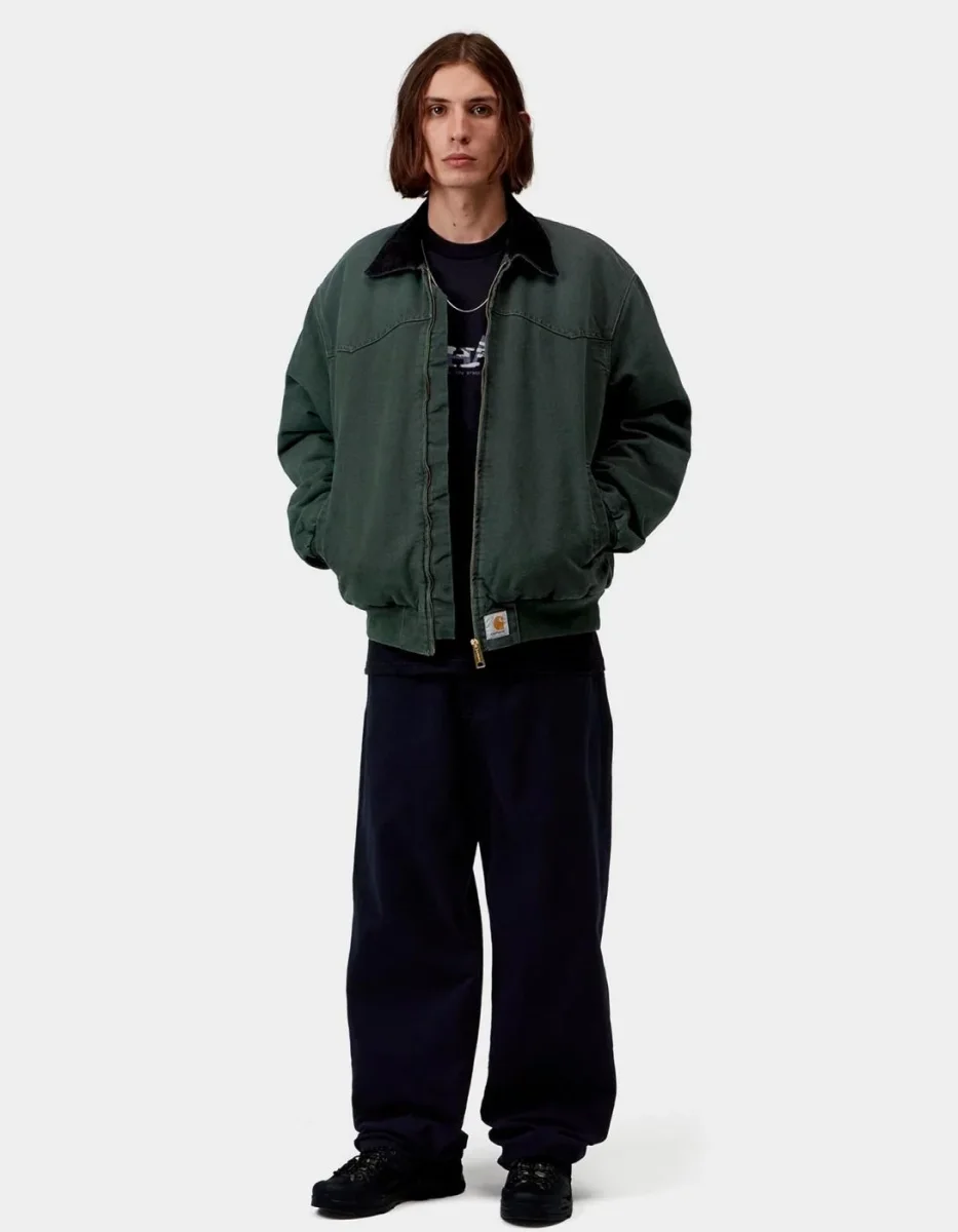 Cazadora CARHARTT WIP OG SANTA FE - Raven / Black - Imagen 4