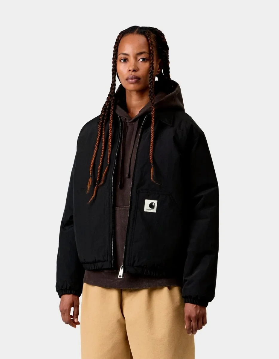 Cazadora CARHARTT WIP W' STANWOOD - Black - Imagen 4