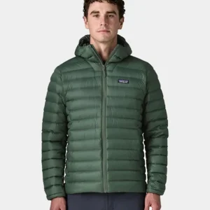 Cazadora DOWN SWEATER HOODY - Treeline Green