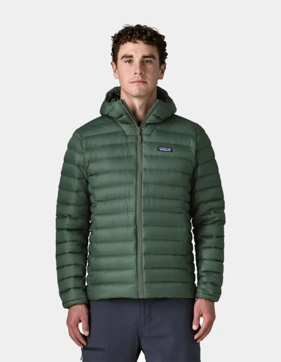 Cazadora DOWN SWEATER HOODY - Treeline Green