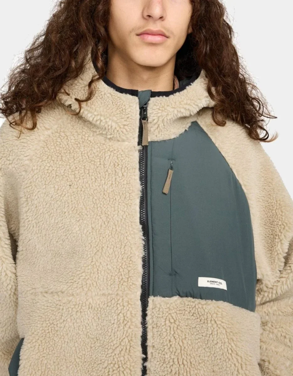 Cazadora ELEMENT WOLFE SHERPA - Oat Milk - Imagen 7