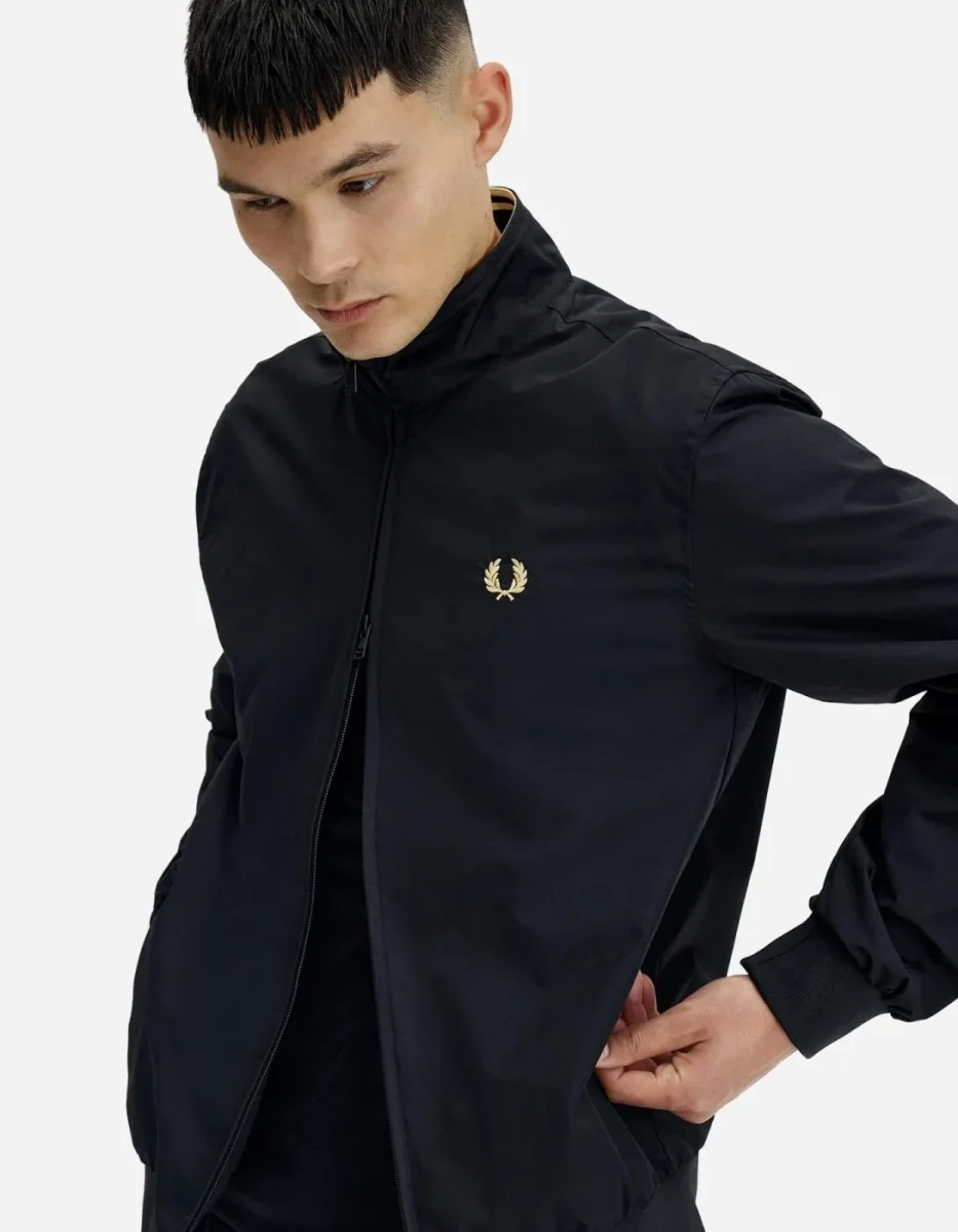 Cazadora FRED PERRY J2660 - Black/Gold - Imagen 6