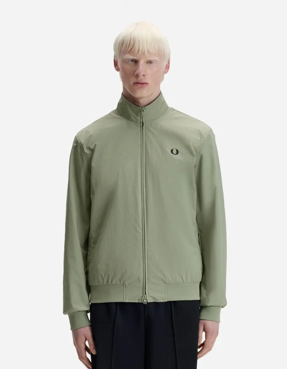 Cazadora FRED PERRY J2660 - Seagrass/Black - Imagen 2