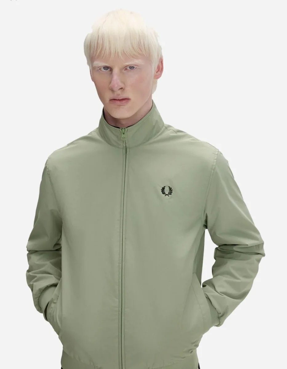 Cazadora FRED PERRY J2660 - Seagrass/Black - Imagen 6