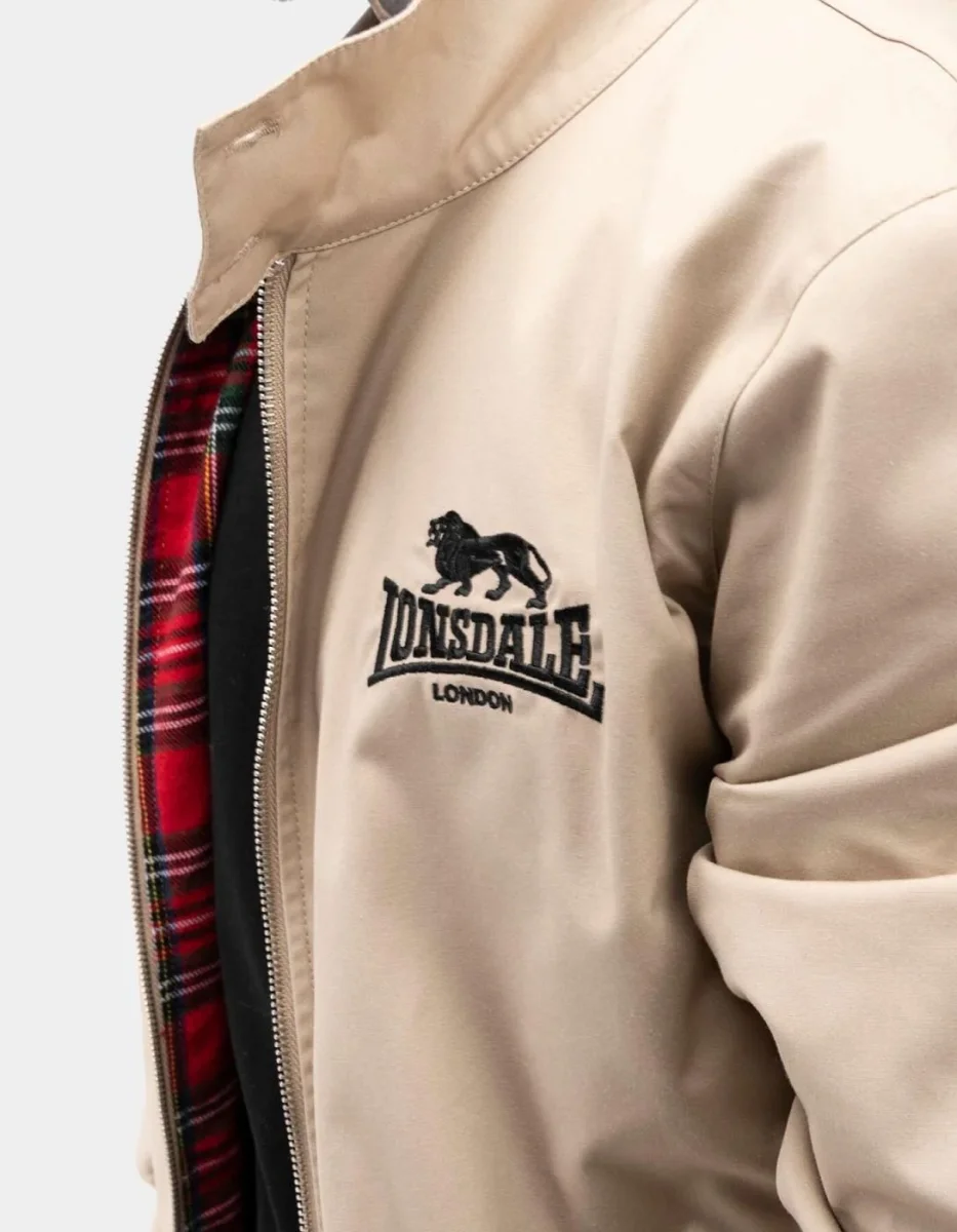 Cazadora LONSDALE HARRINGTON CLASSIC - Sand/Black Tartan - Imagen 4
