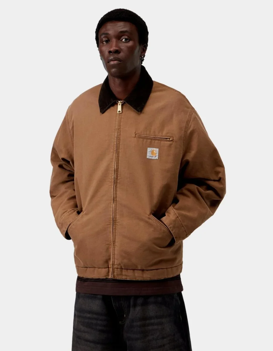 Cazadora CARHARTT WIP OG DETROIT - WIP H Brown / Tobacco - Imagen 2