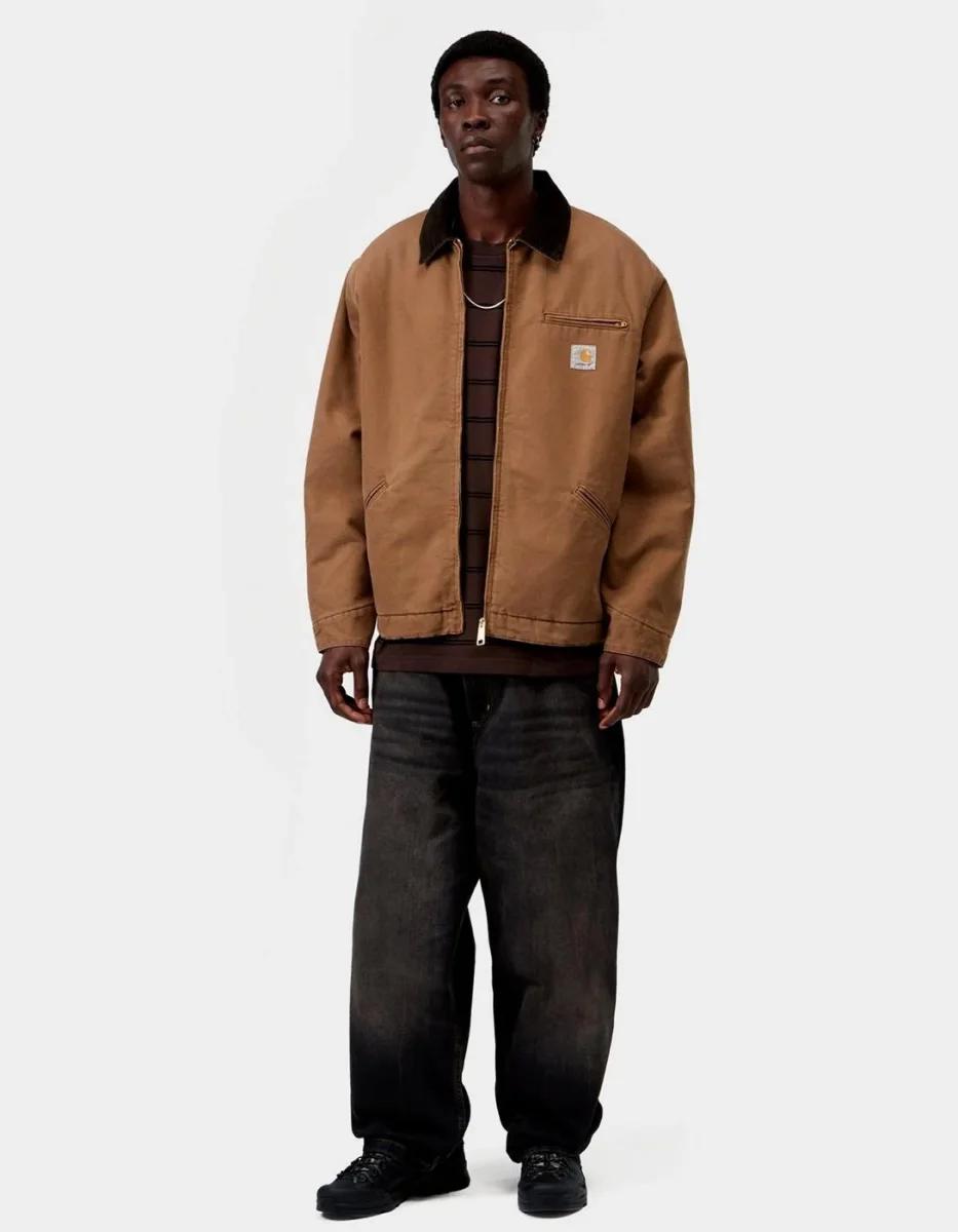 Cazadora CARHARTT WIP OG DETROIT - WIP H Brown / Tobacco - Imagen 4