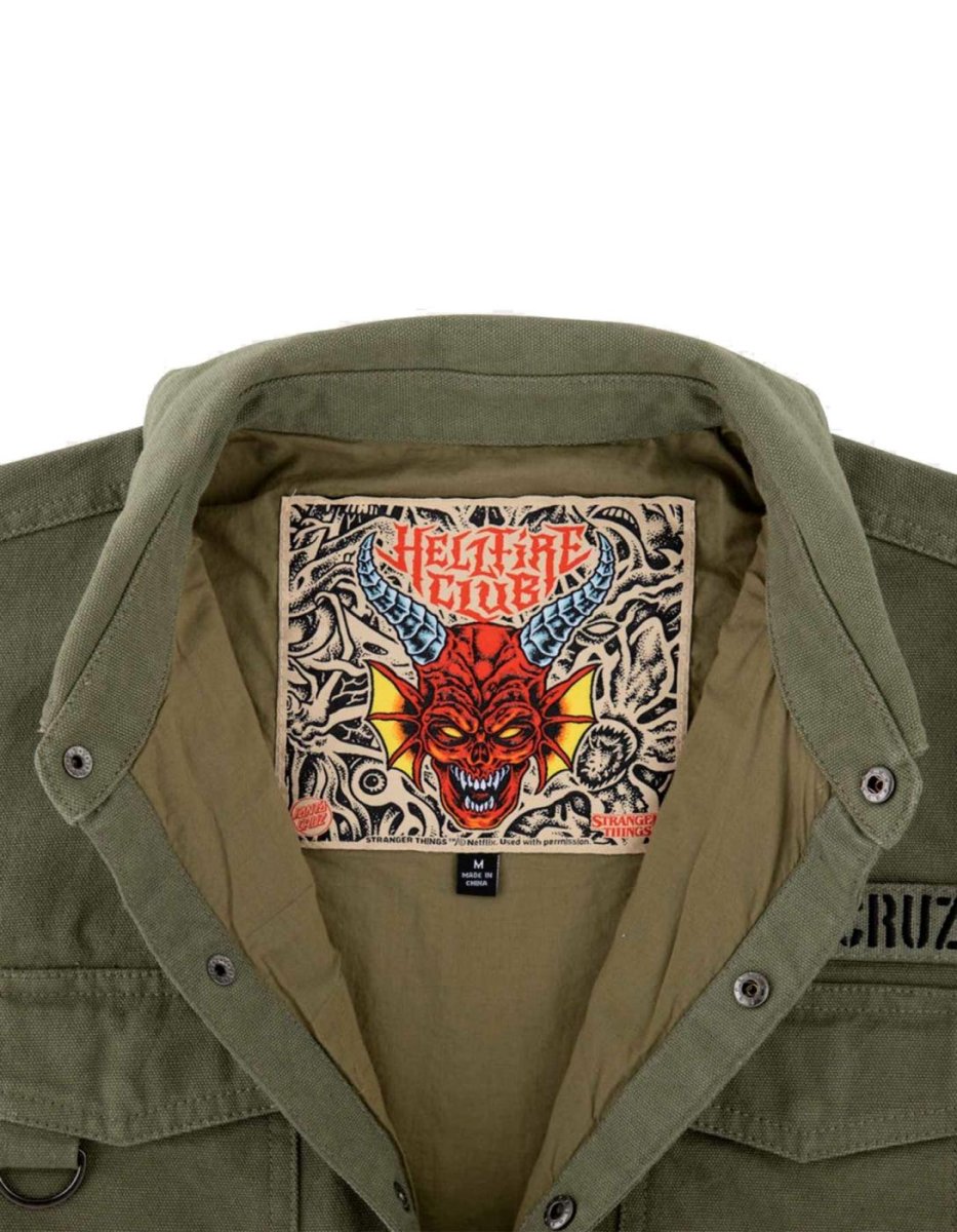 Cazadora SANTA CRUZ X STRANGER THINGS CRAWL UTILIT - Imagen 6