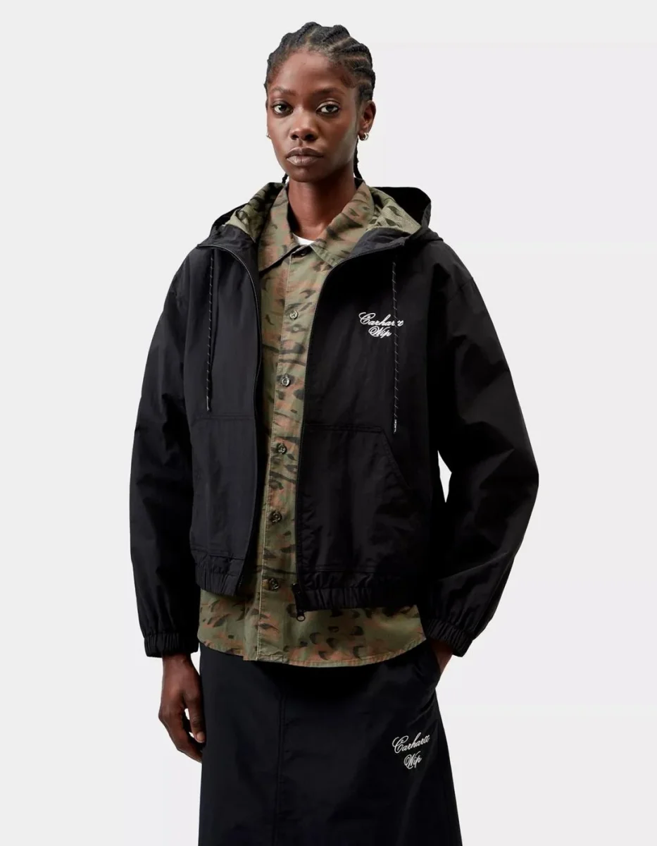 Cazadora CARHARTT WIP W' TRAVON - Black / Wax - Imagen 2