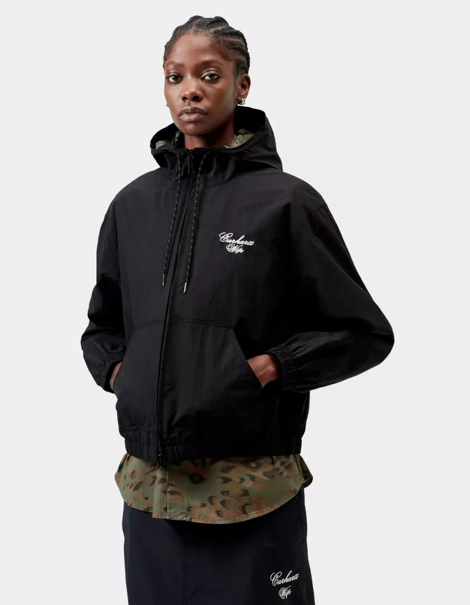 Cazadora CARHARTT WIP W' TRAVON - Black / Wax - Imagen 5