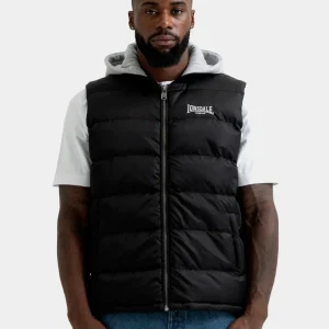 Chaleco LONSDALE MUDCHUTE - Black/Marl Grey
