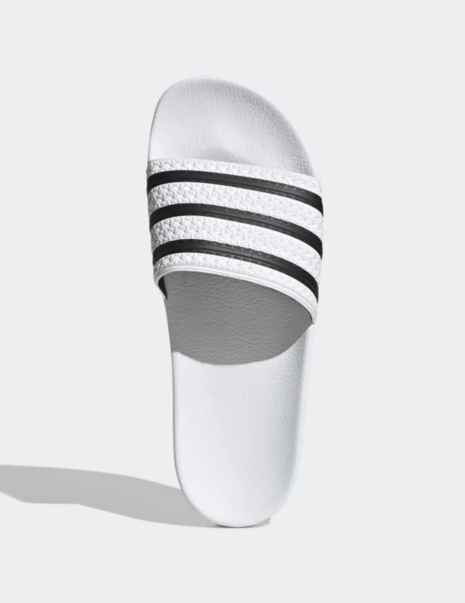 Chanclas ADILETTE - White/Black - Imagen 6