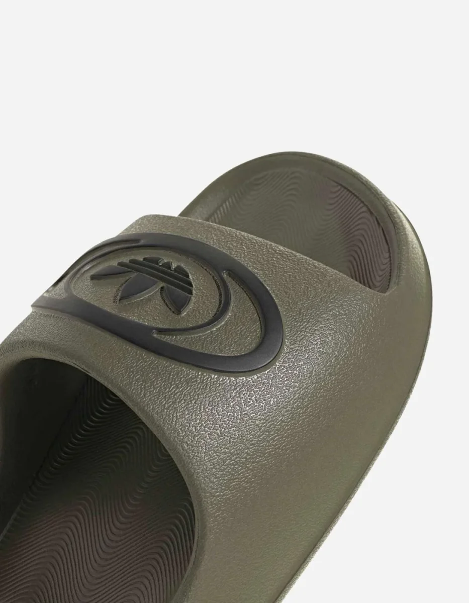 Chanclas ADILETTE - Olive Strata/Black - Imagen 3