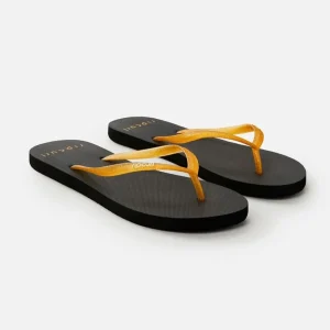 Chanclas GLITTER - Black/Gold