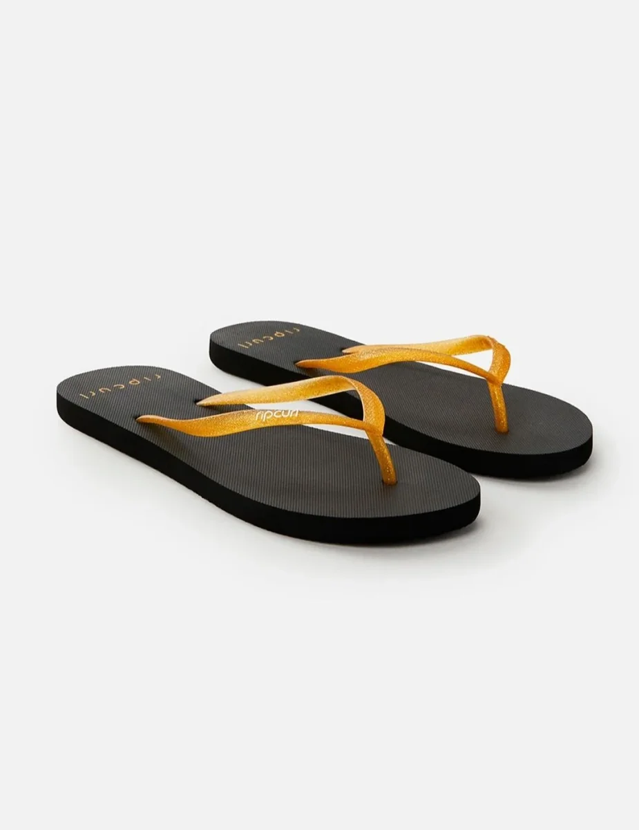 Chanclas GLITTER - Black/Gold - Imagen 2