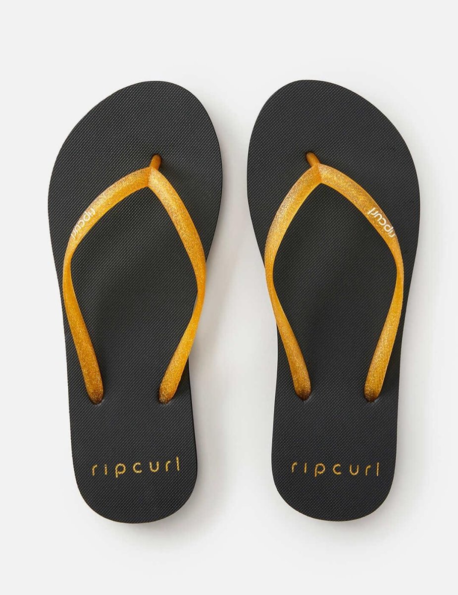 Chanclas GLITTER - Black/Gold - Imagen 4