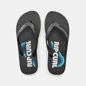 Chanclas RIP CUL SURF REVIVAL LOGO - Black/Grey/Bl