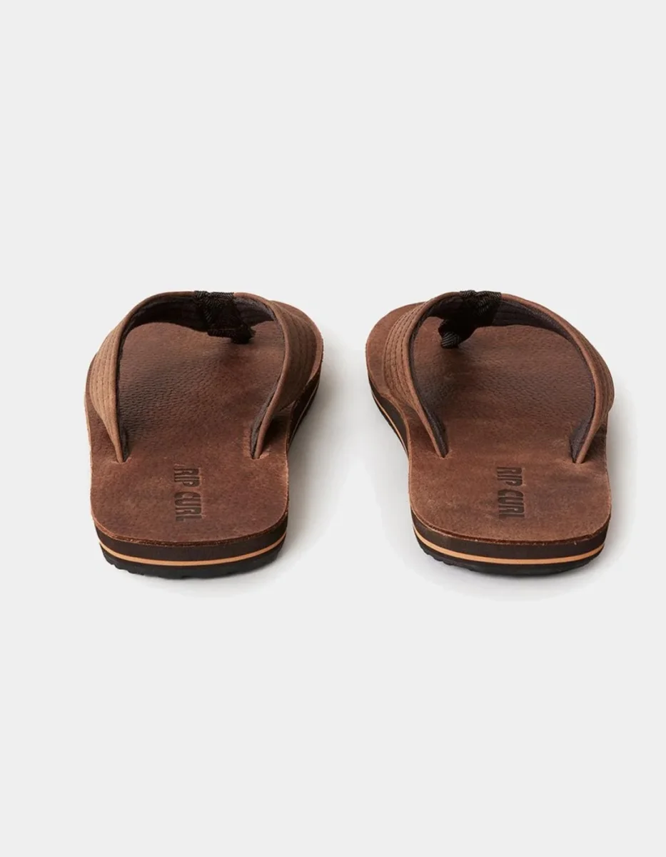 Chanclas RIP CURL REVIVAL LEATHER - Dark Brown - Imagen 6