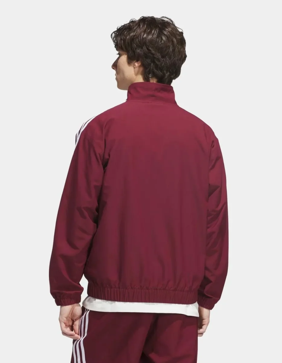 Chaqueta ADIDAS SUPERFIRE TK - Shadow Red/White - Imagen 3